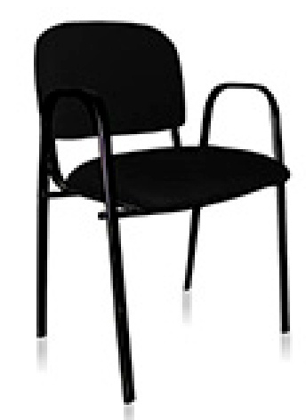 Mundo In Silla 20302, Respaldo acolchado, Negro