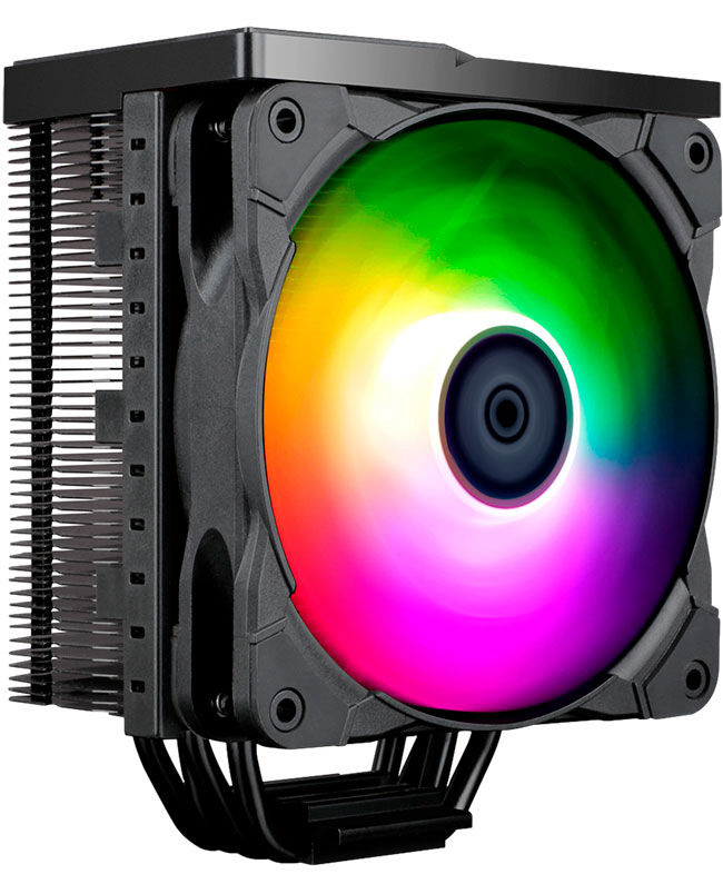 Disipador CPU Munfrost MFDCWR1B, 120mm, hasta 1650RPM, Negro 