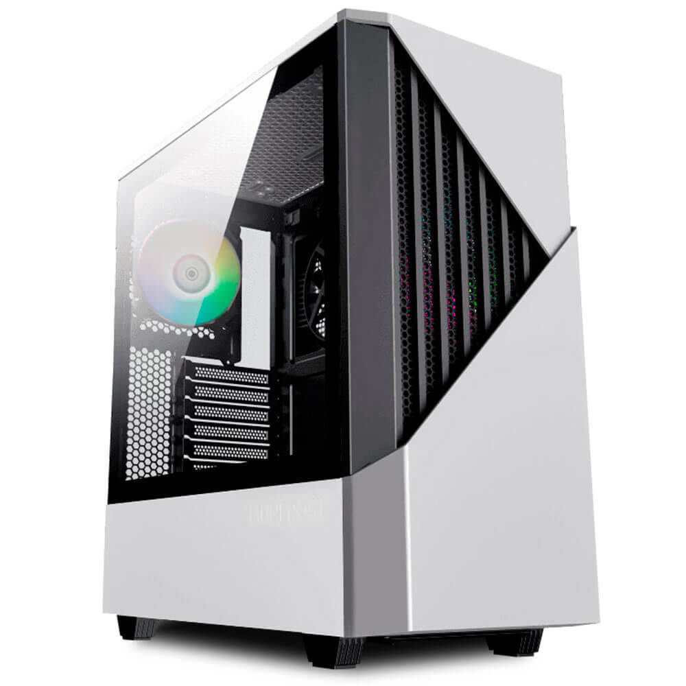 Gabinete Munfrost Panda PRO, Midi-Tower, ATX/EATX/Micro-ATX/Mini-ITX, USB 3.0, sin Fuente, 3 Ventiladores Instalados, Blanco 