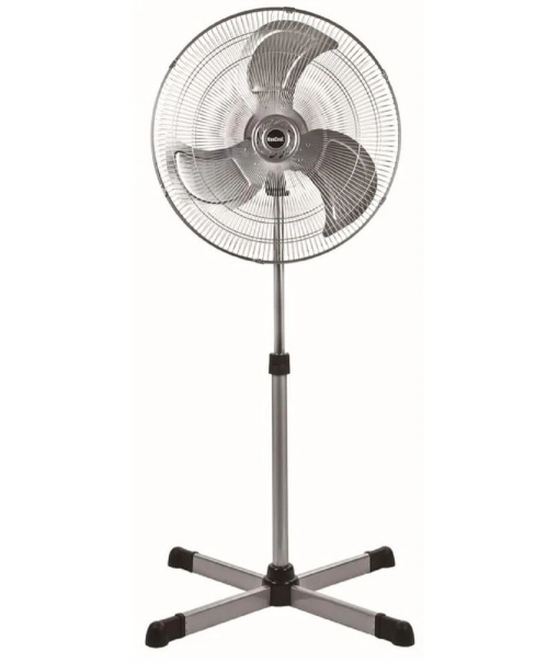 Mytek Ventilador 3328, 3 Velocidades, 20", Negro/Plata