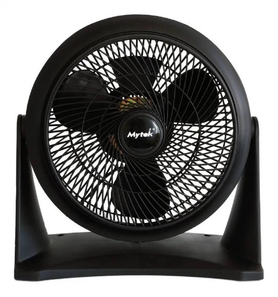 Mytek Ventilador 3337, 3 Velocidades, 12", Negro