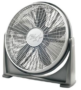 Mytek Ventilador de Piso 3349, 3 Velocidades, 20'', Gris