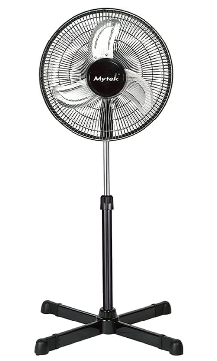 Mytek Ventilador 3369, 3 Velocidades, 16", Negro