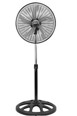 Mytek Ventilador 3404, 3 Velocidades, 18", Negro