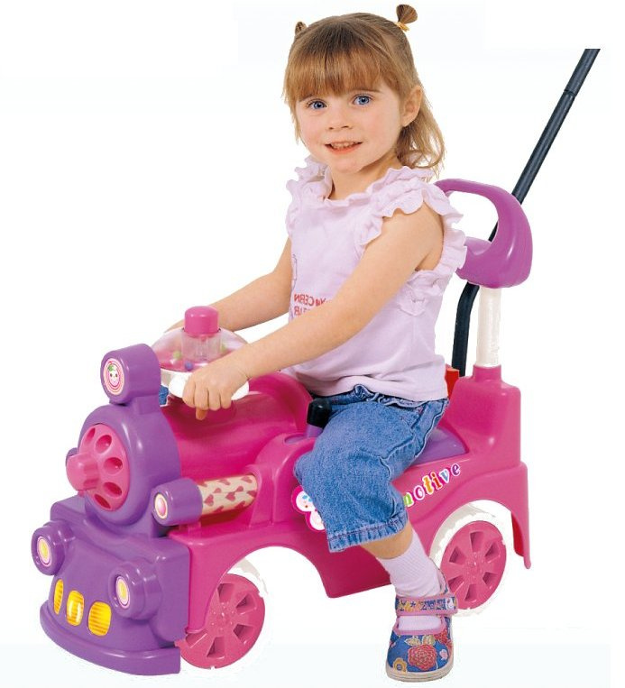 Mytek Carro montable LOCOMOTIVE WALKING CAR, Rosa