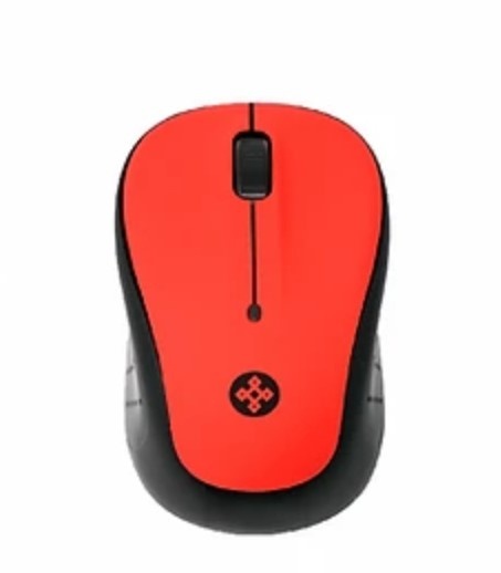 Mouse Naceb Óptico NA-0117, Inalámbrico, USB, 1000DPI, Rojo/Negro