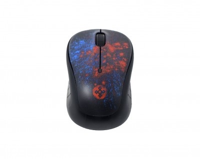 Mouse Naceb Óptico Blast, Inalámbrico, USB, 1000DPI, Multicolor