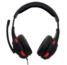 Naceb Audífonos Gamer NA-0304R, Alámbrico, 3.5mm, Negro/Rojo