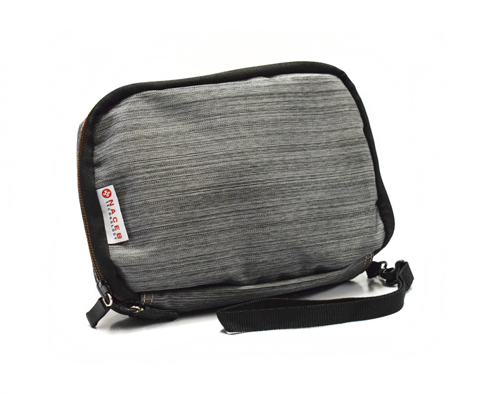 Naceb Kit de Viaje con Cargador Portátil NA-0401, 4400mAh, Gris - incluye Cargador para Auto/Mini Mouse/Hub USB/Cargador USB