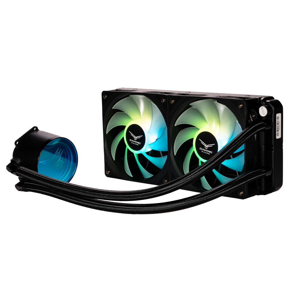 Naceb Naceb Ártico 240 Enfriamiento Líquido para CPU, 2x 120mm, hasta 1800RPM, Negro