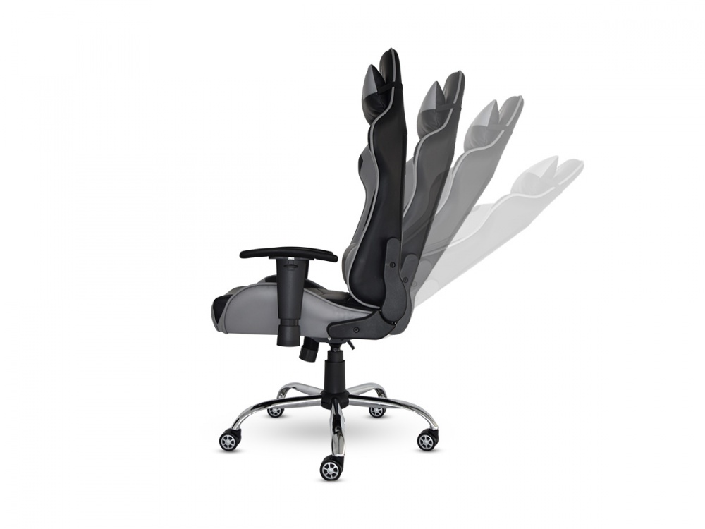 Naceb Silla Gamer Soldier, Negro/Gris