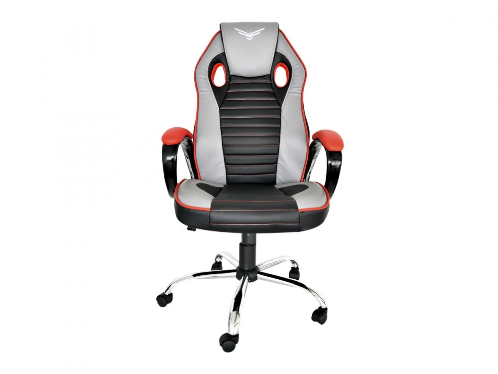 Naceb Silla Gamer Juggernaut, Gris/Rojo