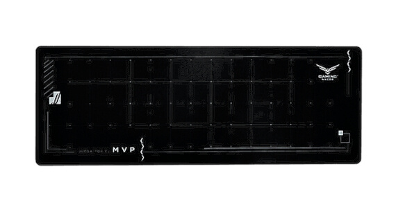 Mousepad Naceb NA-0961, 90 x 30cm, Grosor 4mm, Negro