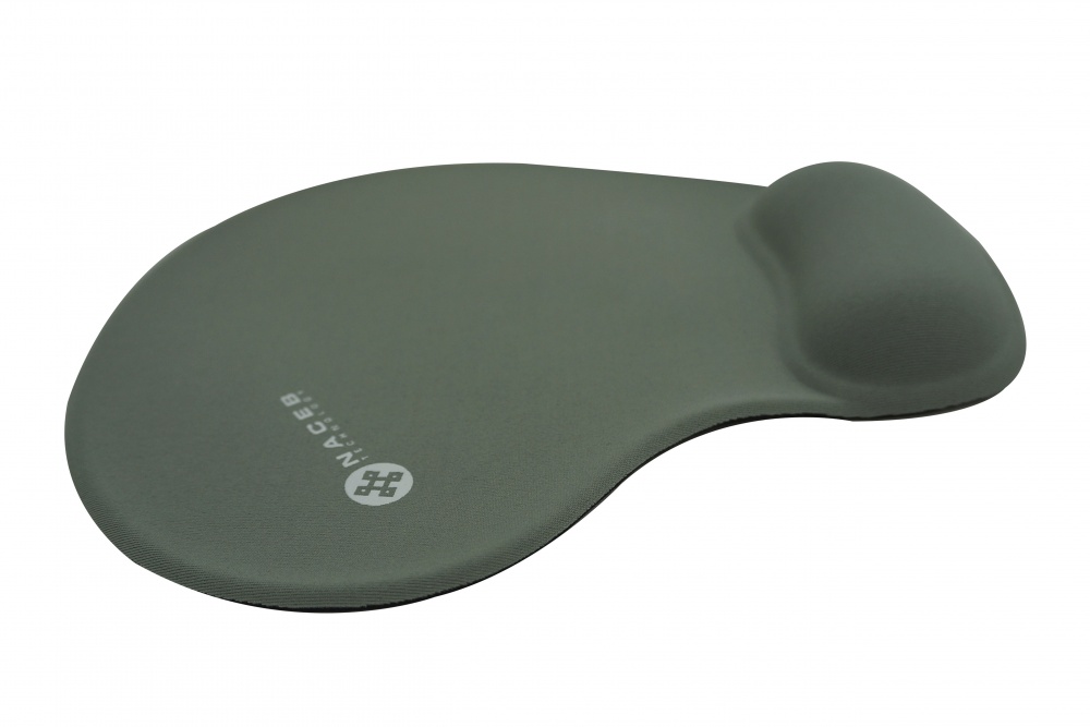 Mousepad Naceb con Descansa Muñecas de Gel, Gris