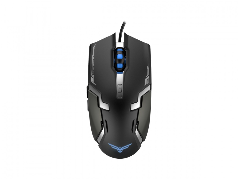 Mouse Gamer Ergonómico Naceb Láser NA-629, Alámbrico, USB, 3200DPI, Negro