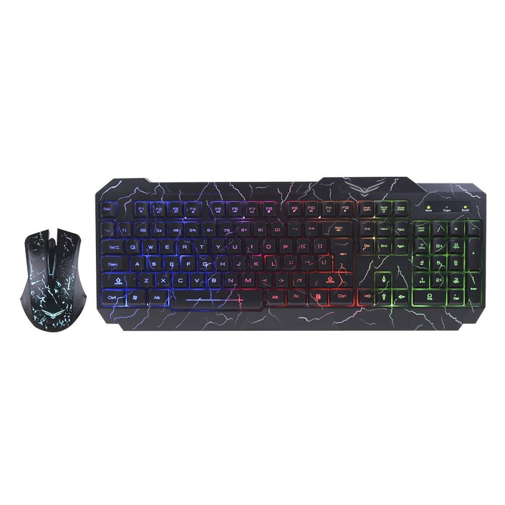Kit Gamer de Teclado y Mouse Naceb NA-633, Alámbrico, USB, Negro (Español)