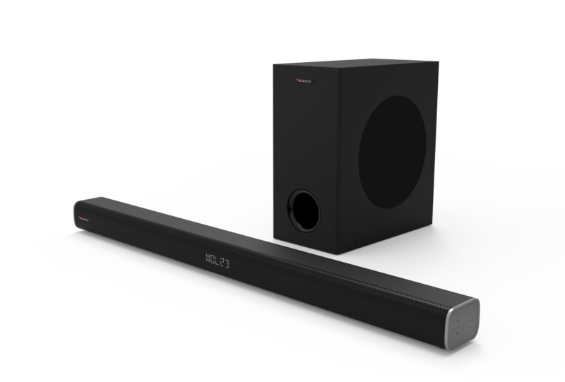 Nakamichi Barra de Sonido con Subwoofer Apollo 220, Inalámbrico, 2.1 Canales, Negro