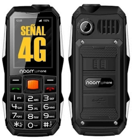 Naomi NP6800 2.4" Dual SIM, 32MB, 32MB RAM, Negro