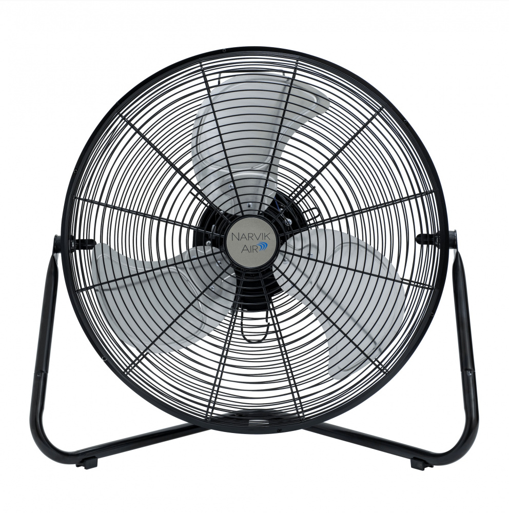 Narvik Ventilador NA-F20, 3 Velocidades, 20", Negro