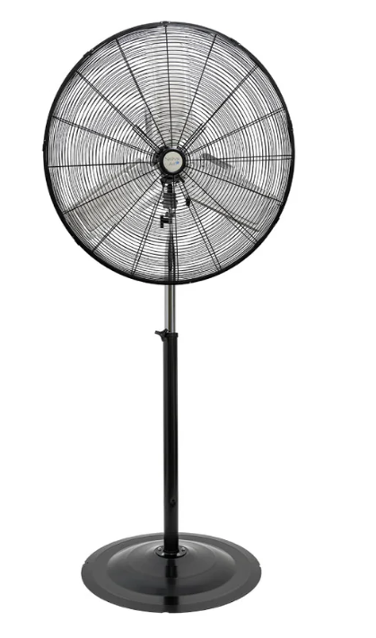 Narvik Ventilador NA1030, 3 Velocidades, 30", Negro