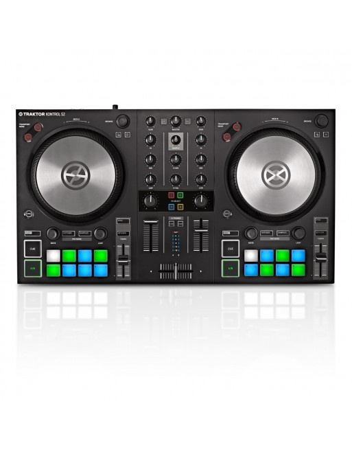 Native Instruments Controlador para DJ Traktor Kontrol S2, 2 Canales, 24 bit, USB, RCA, Negro