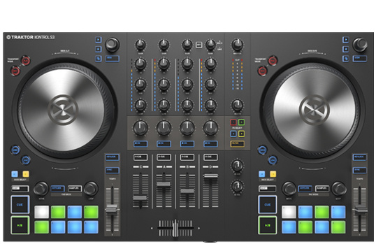 Native Instruments Controlador para DJ Traktor Kontrol S3, 2 Canales, 24 bit, USB, RCA, Negro