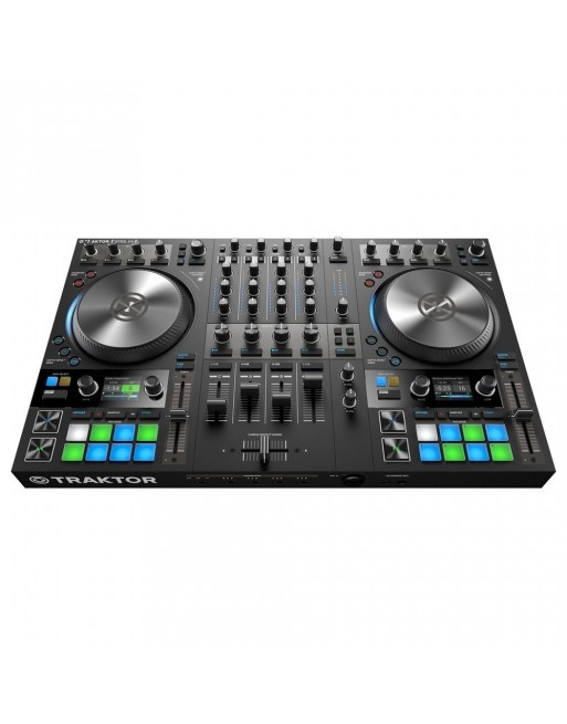 Native Instruments Tornamesa para DJ KONTROL S4, 4 Canales, USB, Negro