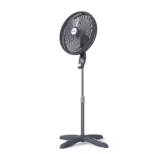 Navia Ventilador Vortex, 3 Velocidades, 18", Negro