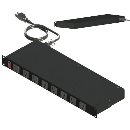 NCS Jaguar PDU para Rack 1U, 15A, 8x NEMA 5 - 15R