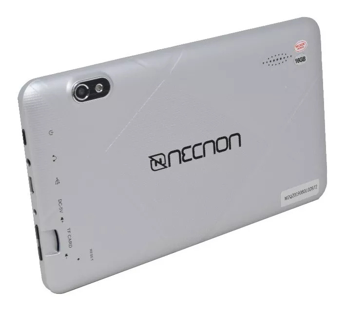 Tablet Necnon NBTA2Q085M 7" 1024x600, 16GB, 2GB RAM, Android 11, Plata