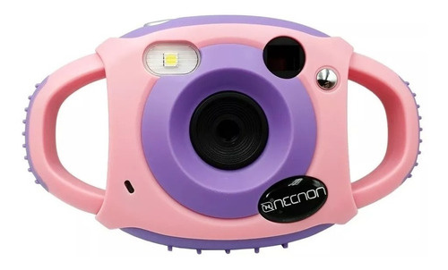 Cámara Digital Necnon Kids Cam, 8MP, Rosa/Morado - Resistente a Impactos
