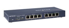 Switch Netgear Fast Ethernet ProSafe FS108, 8 Puertos 10/100Mbps, 1.6 Gbit/s, 1000 Entradas - No Administrable