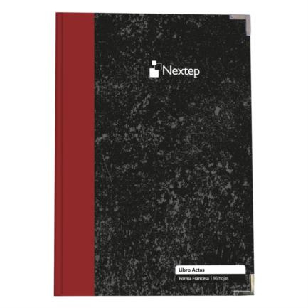 Nextep Cuaderno Forma Francesa NE-005N, 96 Hojas de Raya, Negro