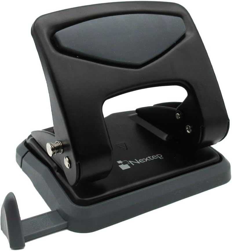 Nextep Perforadora de 2 Orificios, hasta 40 Hojas, Negro