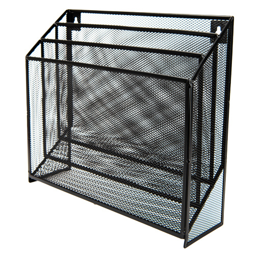 Nextep Organizador de Malla Metálica NE-176, 3 Niveles, Negro