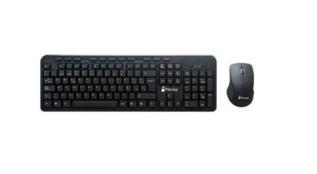 Kit de Teclado y Mouse Nextep NE-415, Inalámbrico, RF Inalámbrico, Negro, Español