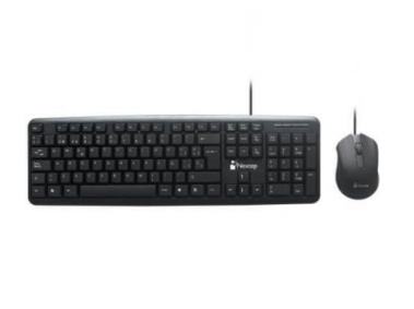 Kit de Teclado y Mouse Nextep NE-416, Alámbrico, USB, Negro (Español)