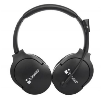 Nextep Audífonos con Micrófono NE-424, Bluetooth, Inalámbrico, Negro