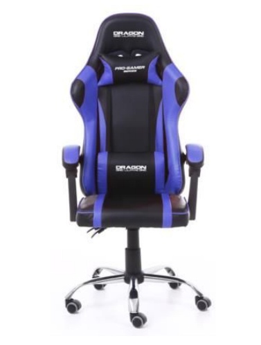Nextep Silla Gamer Dragón XT Falkor, hasta 150Kg, Negro/Azul