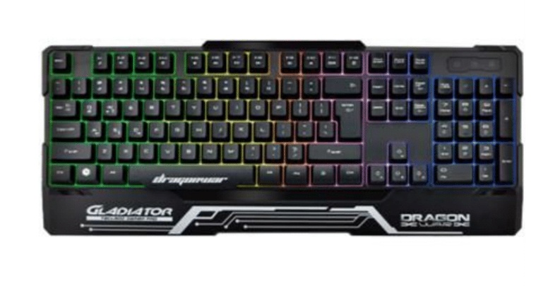 Teclado Gamer Nextep Dragon XT RGB, Alámbrico, USB, Negro