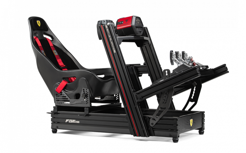 Next Level Racing Asiento Simulador Ferrari Elite S1, hasta 200kg, 2.2 Metros máx