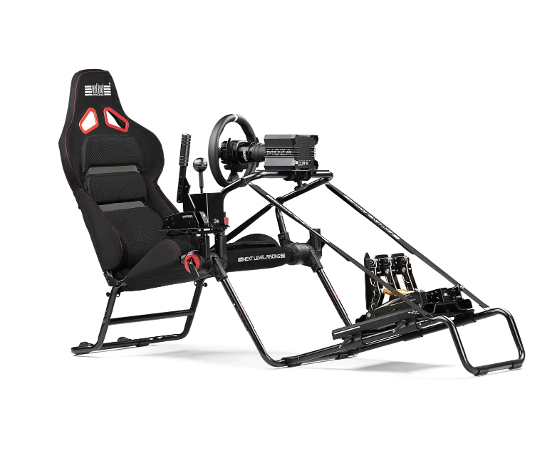 Next Level Racing Asiento Simulador GT Lite Pro, hasta 150Kg, 2.2 Metros máx 