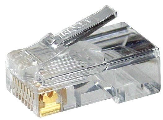 Nexxt Solutions Conector RJ-45 para Cable Cat5e 30u, 100 Piezas