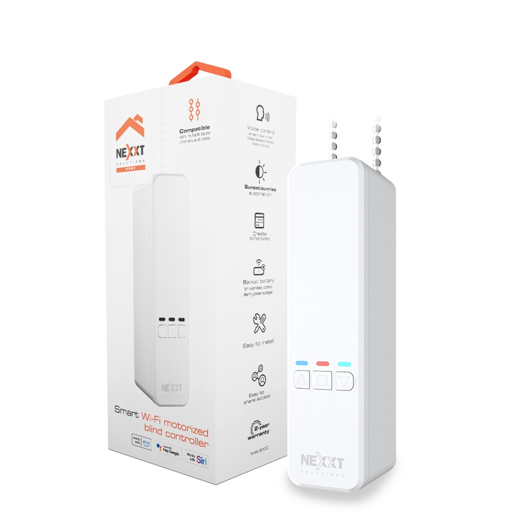 Nexxt Solutions Control Remoto para Persianas NHA-B100, Wi-Fi, Blanco