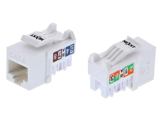 Nexxt Solutions Jack de Red Cat6, RJ-45, Blanco