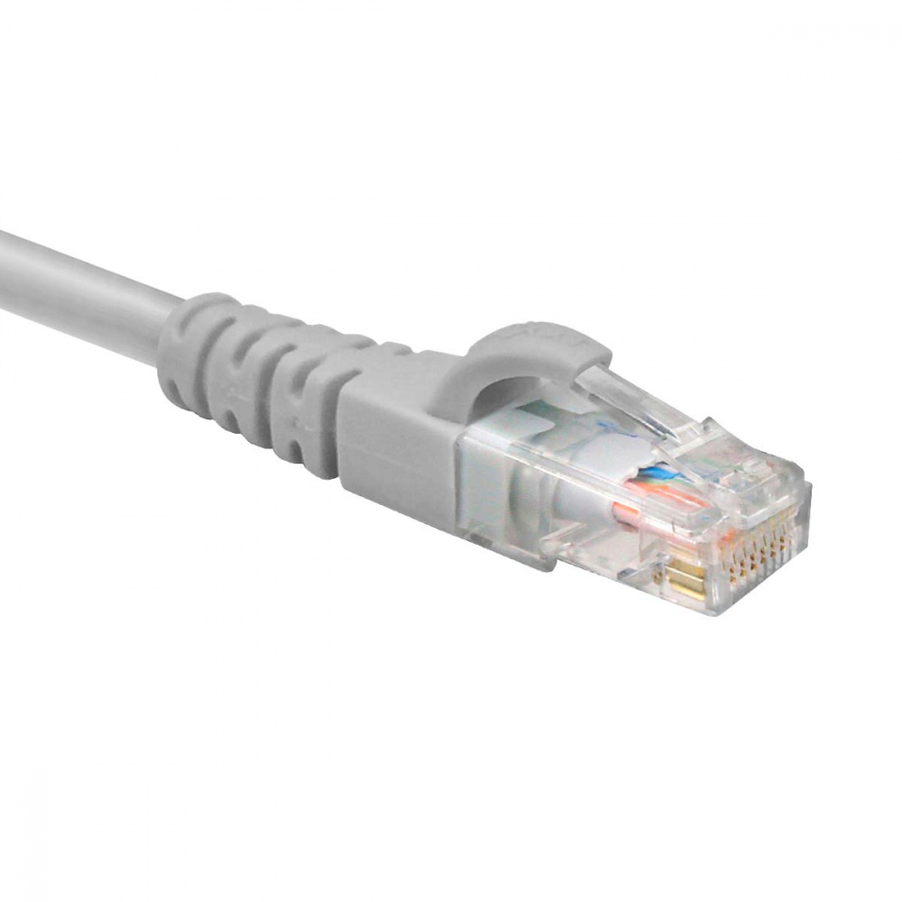 Nexxt Solutions Cable Patch Cat6 UTP, RJ-45 Macho - RJ-45 Macho, 1 Metro, Gris
