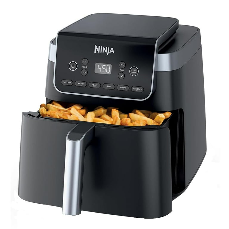 Ninja Freidora de Aire Air Fryer Pro XL, 8.5 Litros, 1750W, 240 °C, Negro