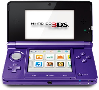 Nintendo 3DS, 1GB, Negro/Morado