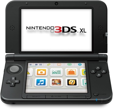 Nintendo 3DS XL, 2GB, Negro