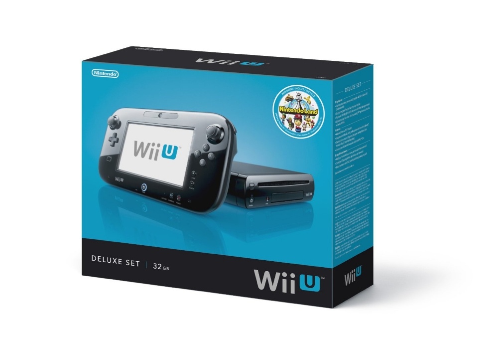 Nintendo Wii U Deluxe Set, 32GB, WiFi, 4x USB 2.0, Negro